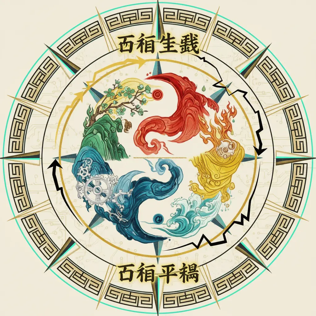 五行平衡 - 五行生剋