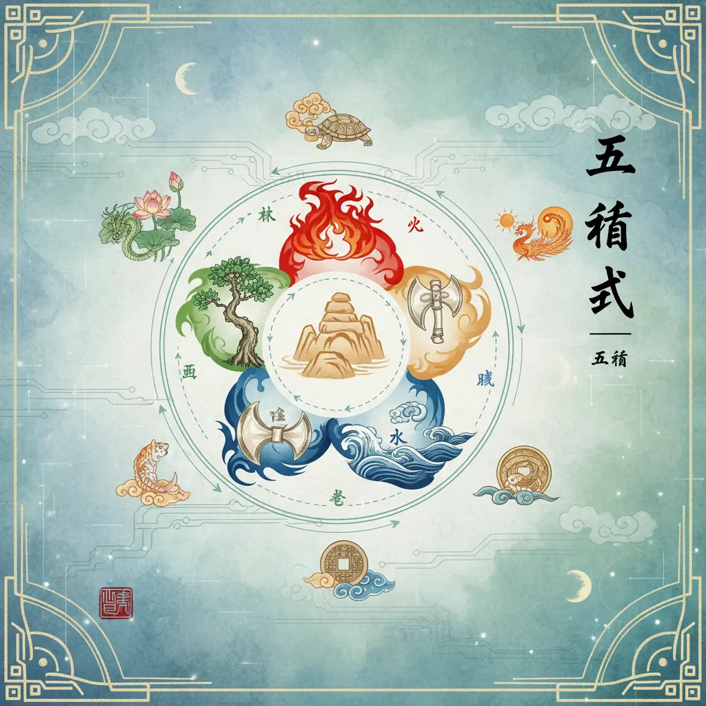 五行 - 五行圖式