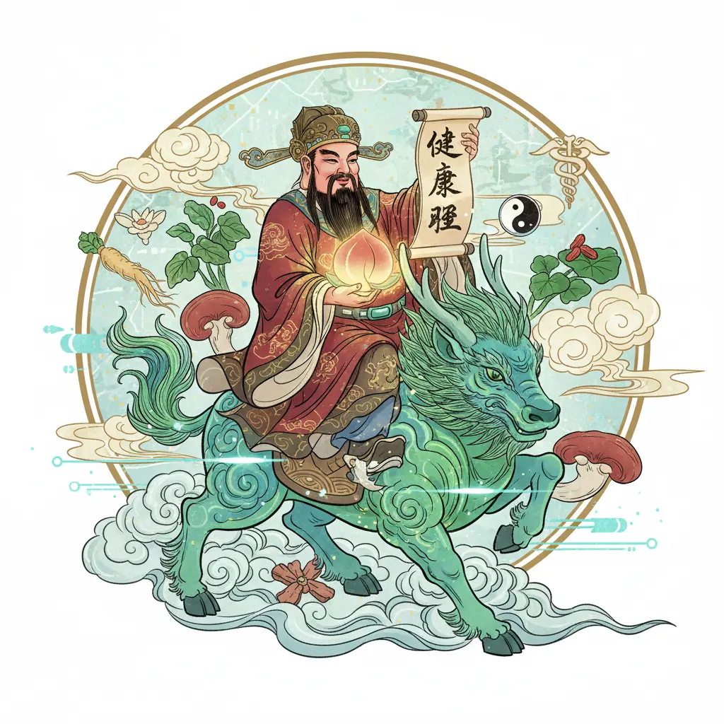 健康運勢 - 財神爺