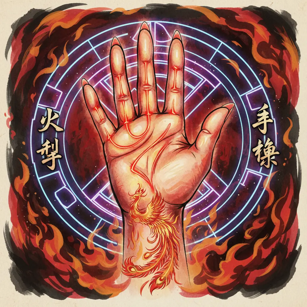 手相學 - 火型手