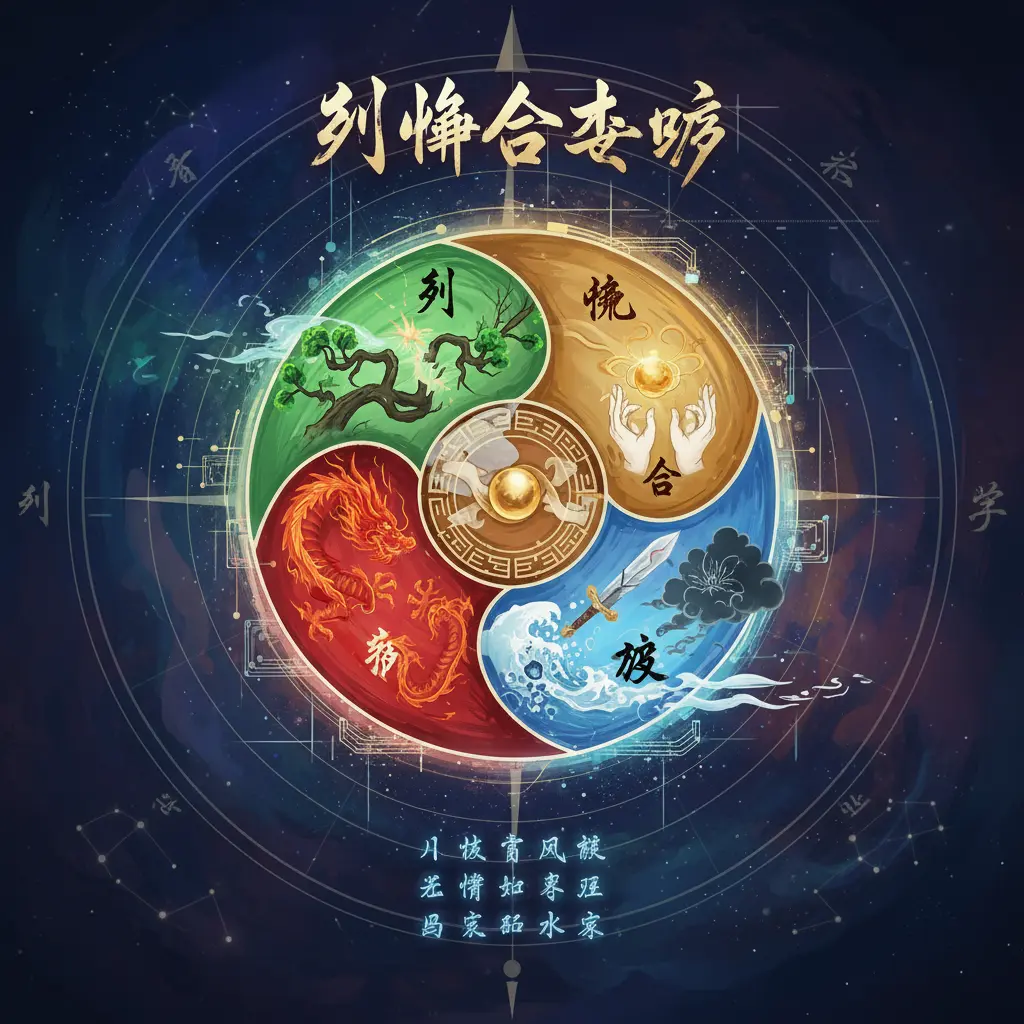 八字命理 - 刑衝合害破