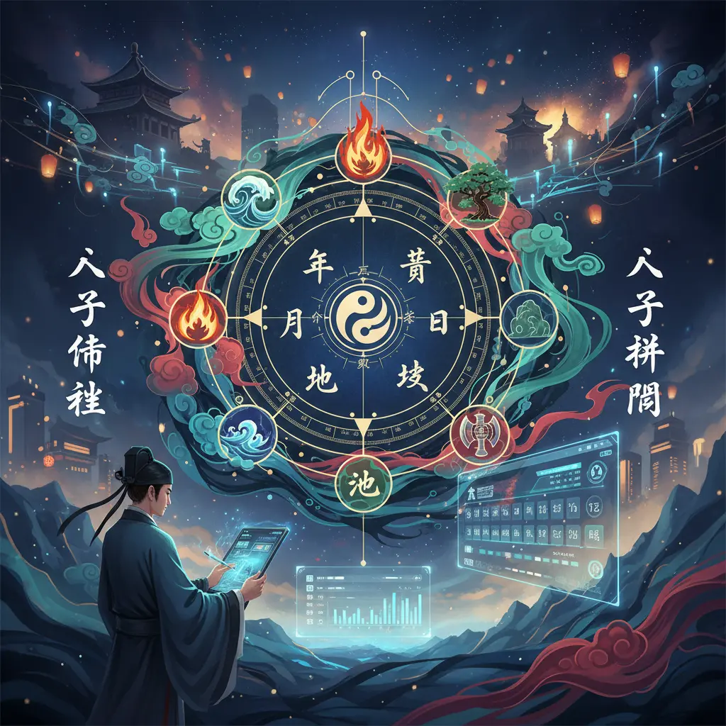 八字命理 - 八字排盤